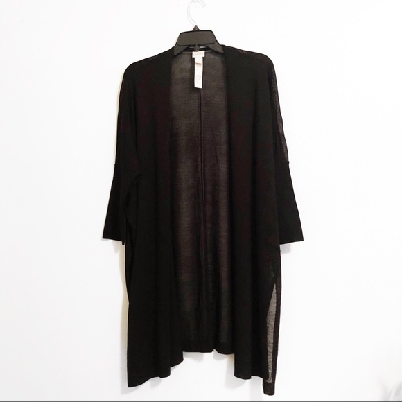 Chico's Jackets & Blazers - Chico’s | Light Black Cardigan Duster